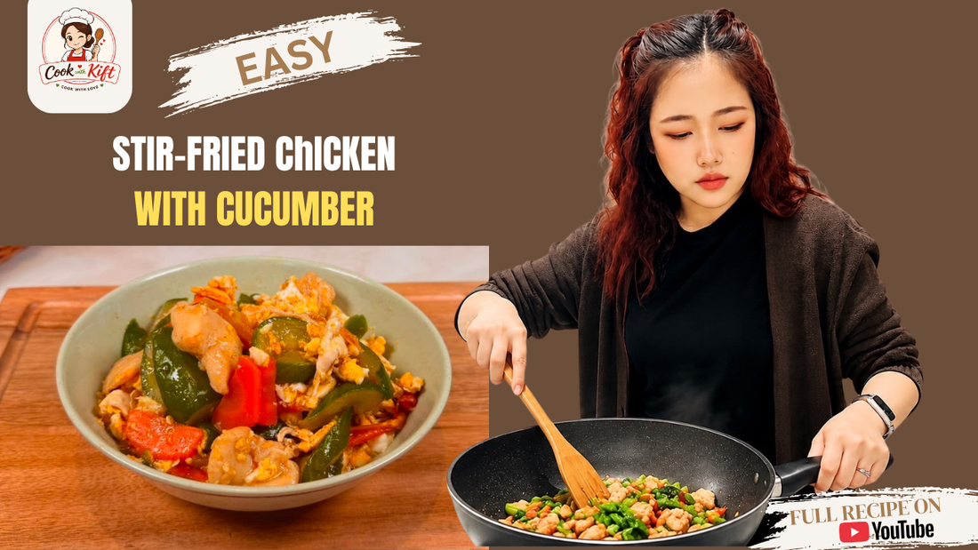 Stir-Fried  Chicken with Cucumber