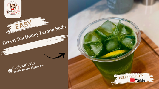 Green Tea Honey Lemon Soda