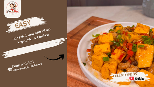 Stir Fried Tofu with Mixed Vegetables & Chicken