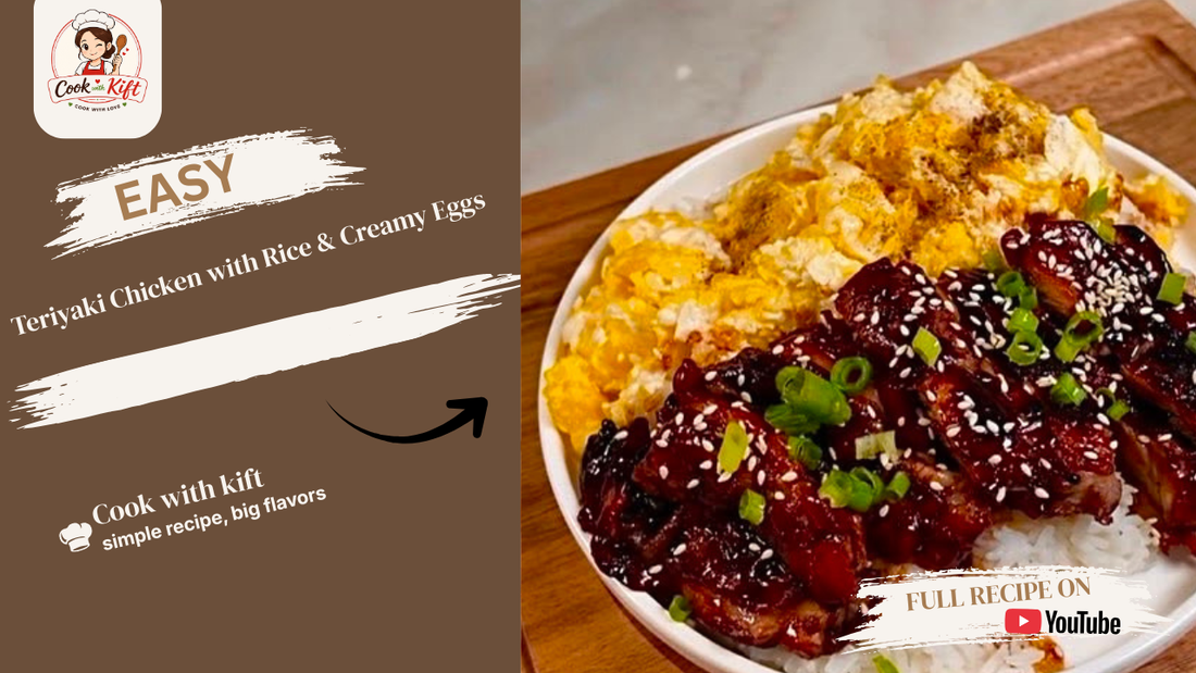 Teriyaki Chicken with Rice & Creamy Eggs