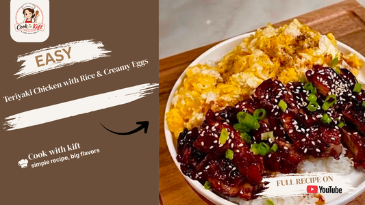 Teriyaki Chicken with Rice & Creamy Eggs