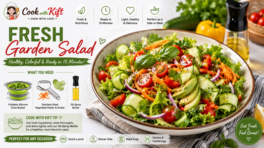 How to Make the Perfect Fresh Garden Salad (Healthy, Colorful & Ready in 15 Minutes)