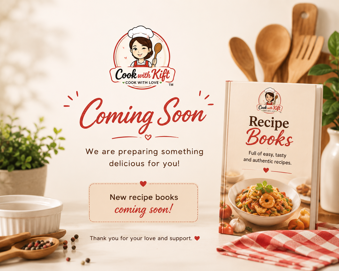 Recipe Books – Coming Soon