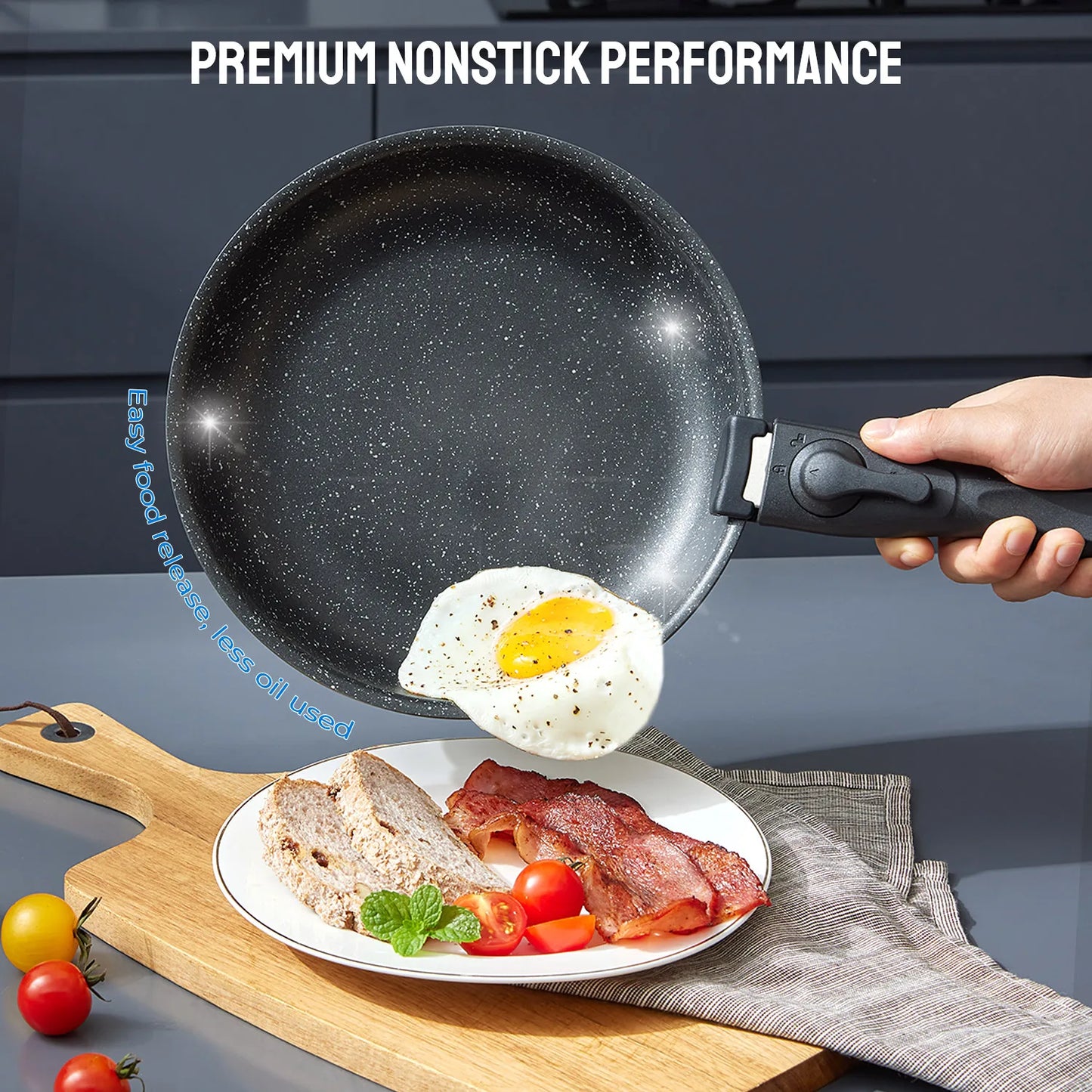 10-Piece Nonstick Induction Cookware Set