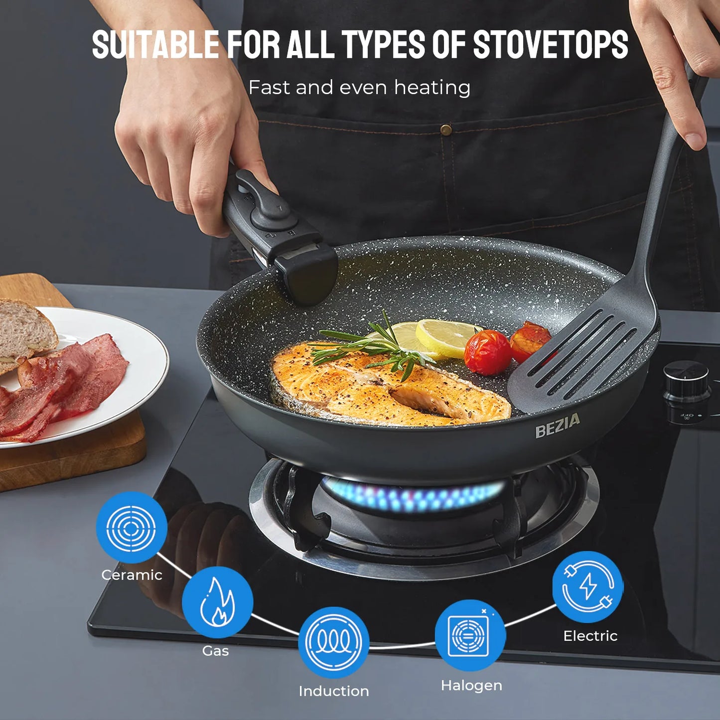 10-Piece Nonstick Induction Cookware Set